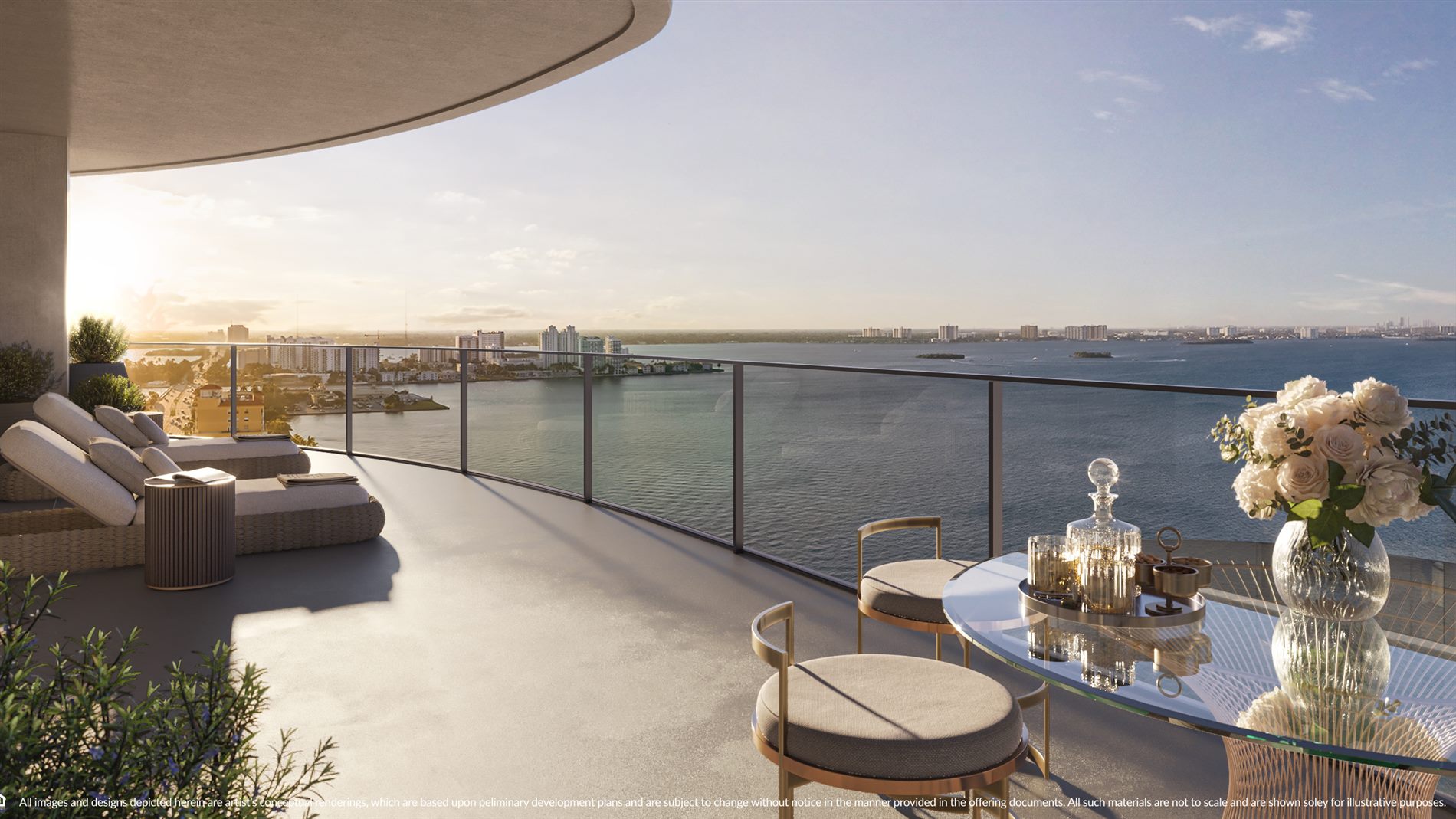Sunrise from the terrace