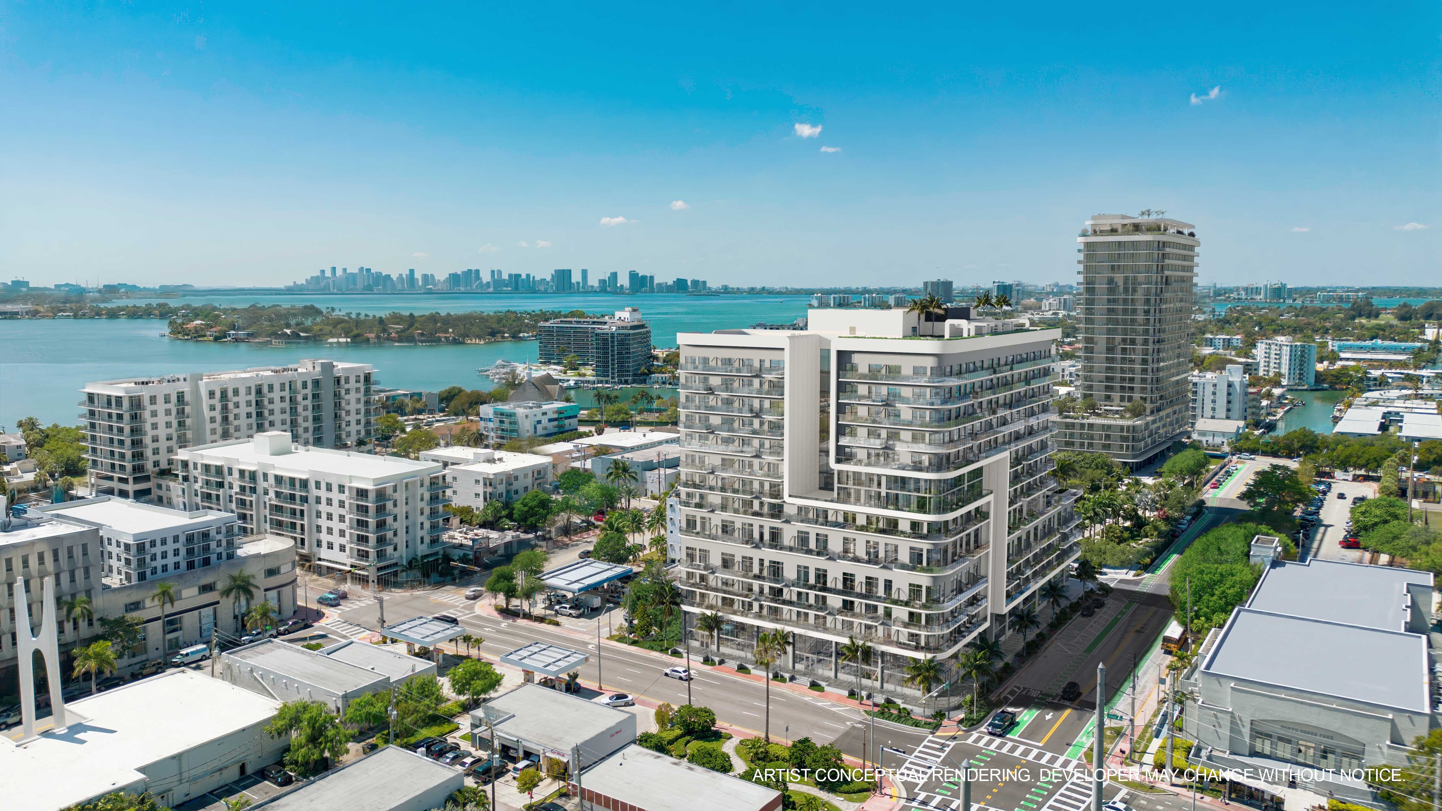 Vista aérea de NoBe PARC en North Beach